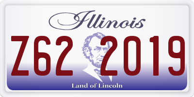 IL license plate Z622019