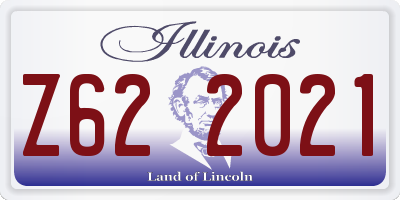 IL license plate Z622021