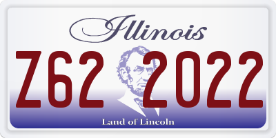 IL license plate Z622022