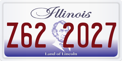IL license plate Z622027