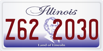 IL license plate Z622030