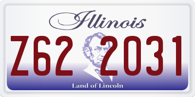 IL license plate Z622031