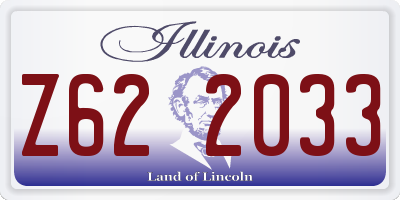 IL license plate Z622033