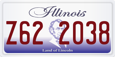 IL license plate Z622038