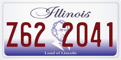 IL license plate Z622041