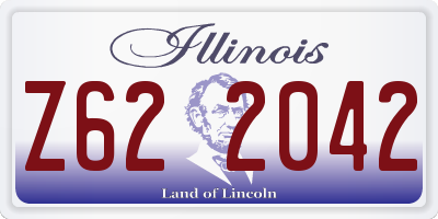 IL license plate Z622042