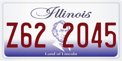 IL license plate Z622045