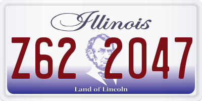 IL license plate Z622047