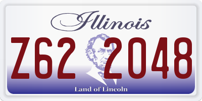 IL license plate Z622048