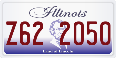 IL license plate Z622050