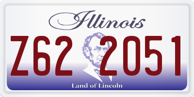 IL license plate Z622051