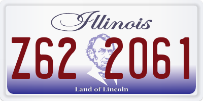 IL license plate Z622061