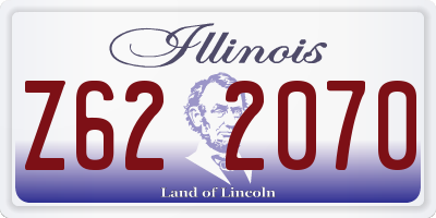 IL license plate Z622070
