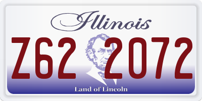 IL license plate Z622072