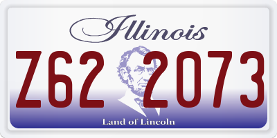 IL license plate Z622073