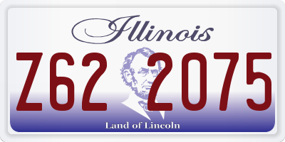 IL license plate Z622075