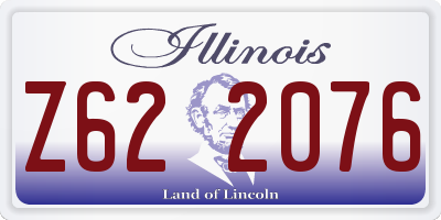 IL license plate Z622076