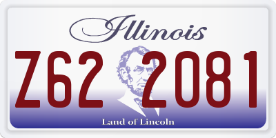 IL license plate Z622081