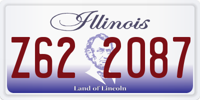 IL license plate Z622087