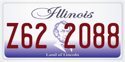 IL license plate Z622088
