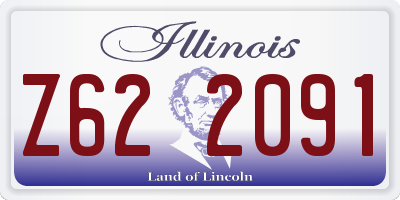 IL license plate Z622091