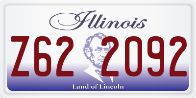 IL license plate Z622092