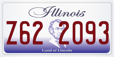 IL license plate Z622093