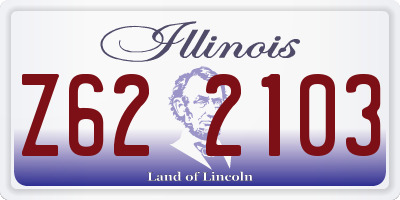 IL license plate Z622103