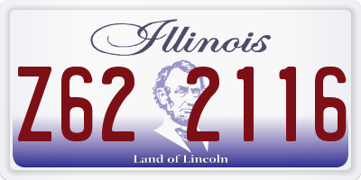 IL license plate Z622116