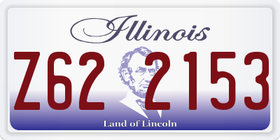 IL license plate Z622153