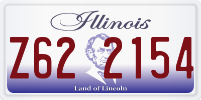 IL license plate Z622154