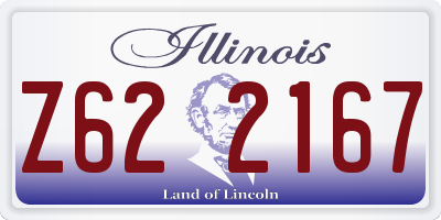 IL license plate Z622167