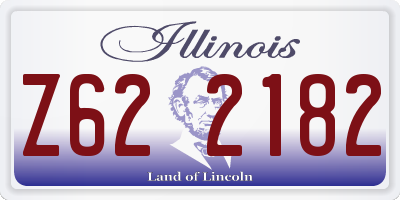 IL license plate Z622182