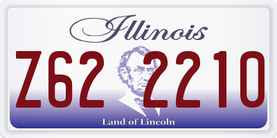 IL license plate Z622210