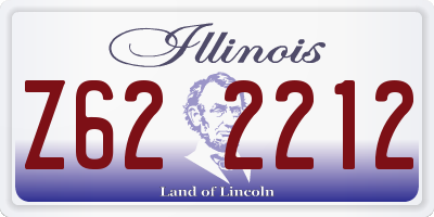 IL license plate Z622212
