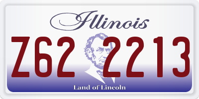 IL license plate Z622213