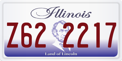 IL license plate Z622217