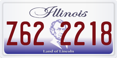 IL license plate Z622218