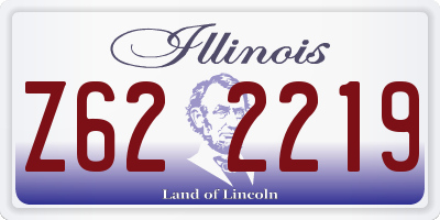 IL license plate Z622219