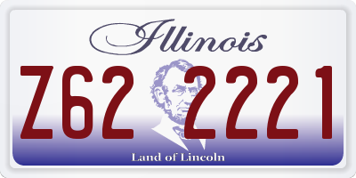 IL license plate Z622221