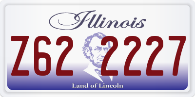 IL license plate Z622227