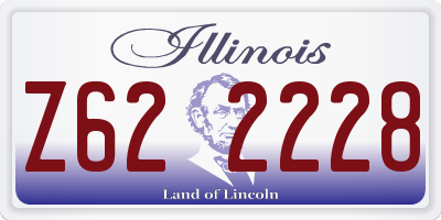 IL license plate Z622228