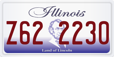 IL license plate Z622230