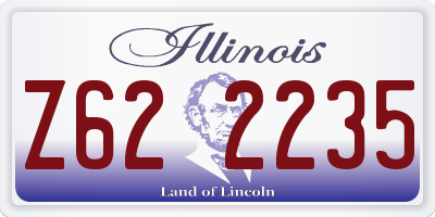 IL license plate Z622235