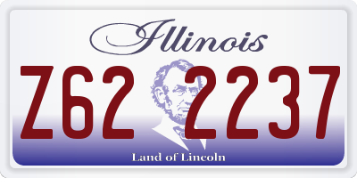 IL license plate Z622237