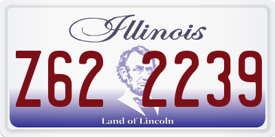 IL license plate Z622239