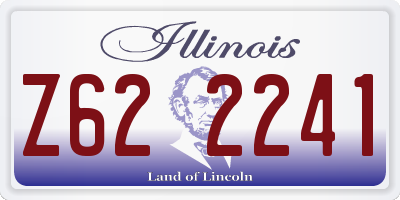 IL license plate Z622241