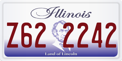 IL license plate Z622242
