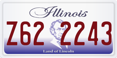 IL license plate Z622243
