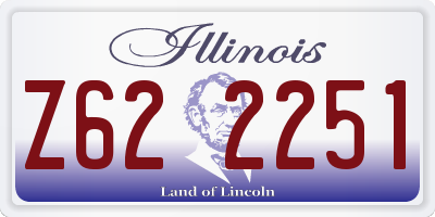 IL license plate Z622251